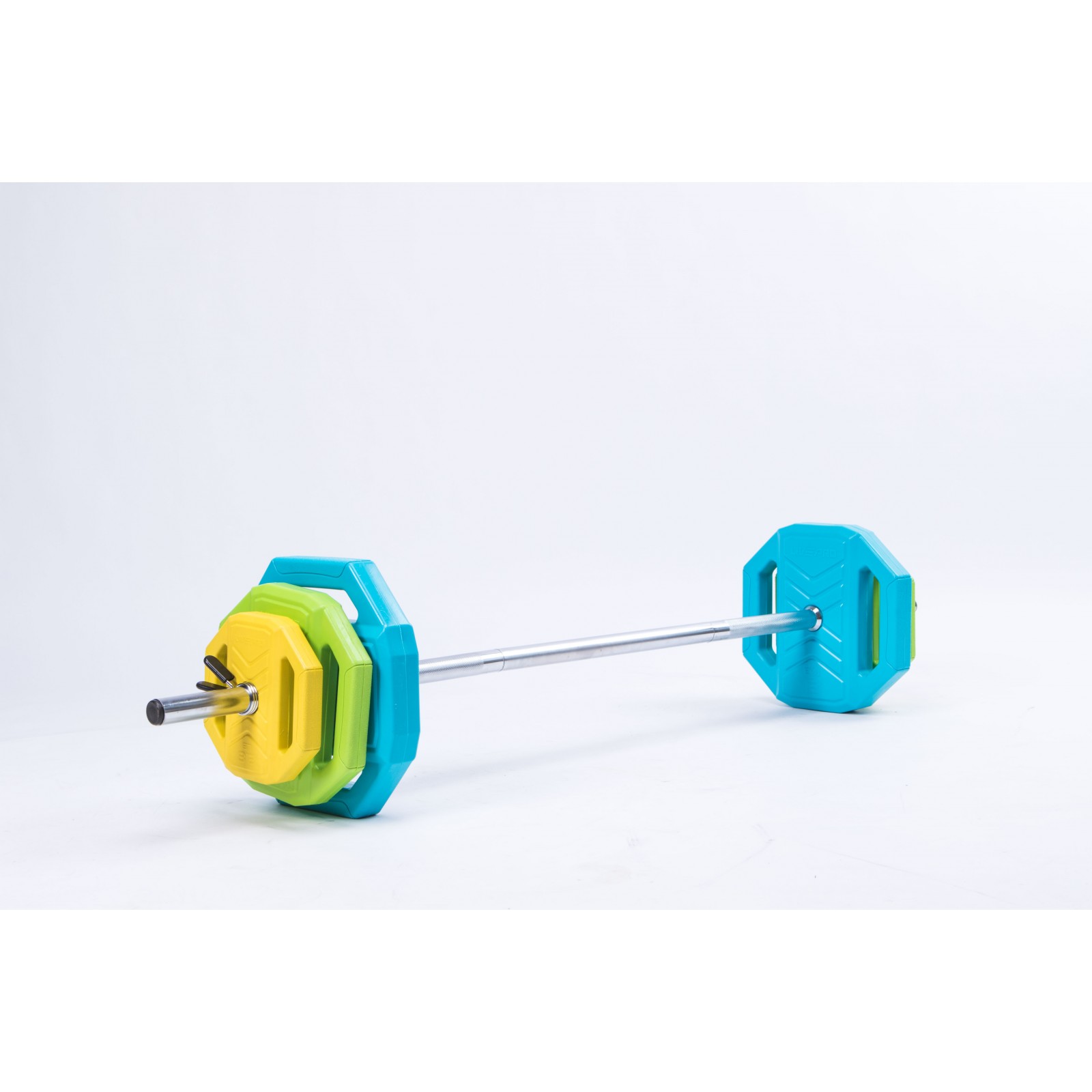 Compact discount barbell set